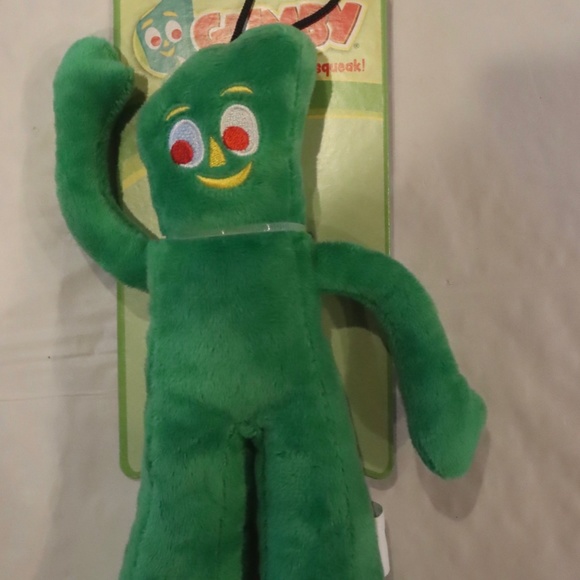 GUMBY Plush Squeaky Dog Toy New with Tags - Picture 2 of 4